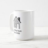 Funny Realtor / Real Anwesen Agent Kaffeetasse (Vorderseite Links)