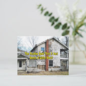 Funny Realtor sagte, es brauche ein wenig Arbeit Postkarte (Stehend Vorderseite)