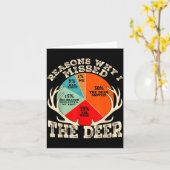 Funny Reasons I Missed The Deer Hunting Hunter Sea Karte (Gelbe Blume)