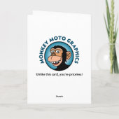 Funny Reassurance Geburtstag Karte (Rückseite)