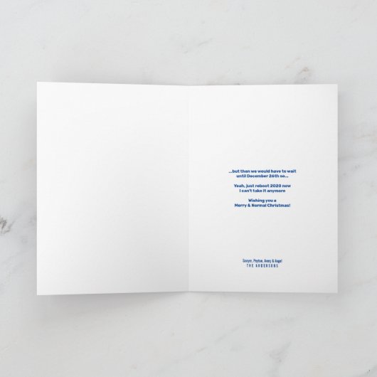 Funny Reboot 2020 Computer Geek Virus Weihnachten (Innenseite)