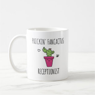 Funny Receptionist Geschenk Idee Kaffeetasse