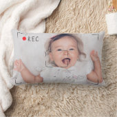 Funny Record Red Dot Custom Photo Lendenkissen (Decke)