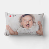 Funny Record Red Dot Custom Photo Lendenkissen (Vorderseite)