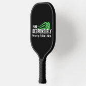 Funny Recovery Pickleball Addict Pickleball Schläger (Links)