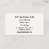 Funny Recruiting or Headhunter Business Card Visitenkarte (Rückseite)