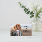 Funny Recruiting or Headhunter Business Card Visitenkarte (Stehend Vorderseite)