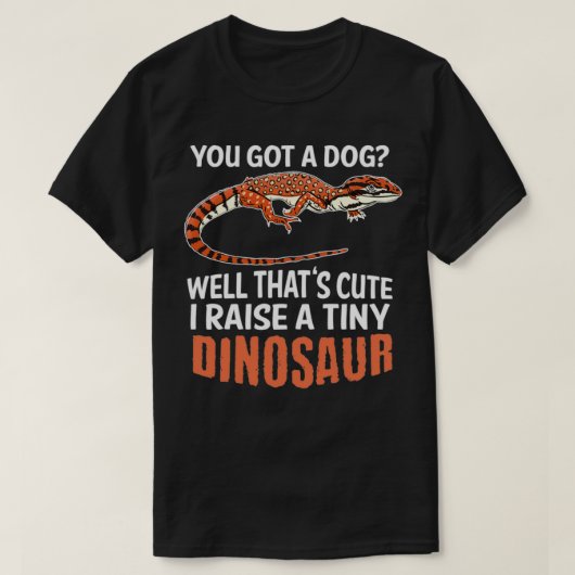 Funny Red Ackie SpinyTails Monitor Lizard Geschenk T-Shirt (Design vorne)