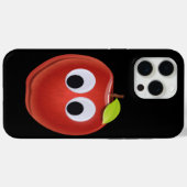 Funny Red Apple mit Googly Eyes Case-Mate iPhone Hülle (Rückseite (Horizontal))
