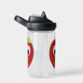 Funny Red Apple mit Googly Eyes Trinkflasche (rechts)