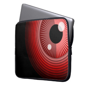 Funny Red Black Evil Devil Eye Magic Art Laptopschutzhülle