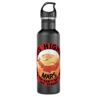 Funny Red Black Orange White Olympus High School Edelstahlflasche