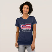Funny Red Blue Make America Royal wieder Art T-Shirt (Vorne ganz)