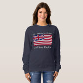 Funny Red Blue White machen America Royal wieder F Sweatshirt (Vorne ganz)