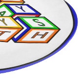 Funny Red Blue Yellow Green Kid Toy Blocks Schneidebrett (Ecke)