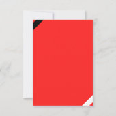 Funny Red Boy Preschool Abschluss Einladung (Rückseite)