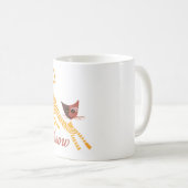Funny Red Cat Kaffeetasse (VorderseiteRechts)