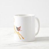 Funny Red Cat Kaffeetasse (VorderseiteRechts)
