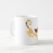 Funny Red Cat Kaffeetasse (Vorderseite Links)