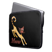 Funny Red Cat Laptopschutzhülle (Vorderseite Links)