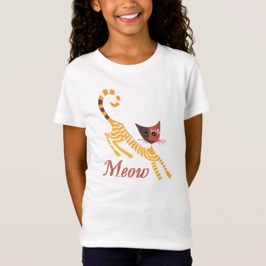 Funny Red Cat T-Shirt (Vorderseite)