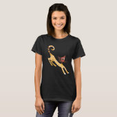 Funny Red Cat T-Shirt (Vorne ganz)