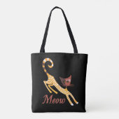 Funny Red Cat Tasche (Rückseite)