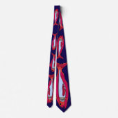Funny Red Fish Neck Tie Krawatte (Rückseite)