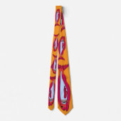 Funny Red Fish Neck Tie Krawatte (Rückseite)