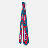 Funny Red Fish Neck Tie Krawatte (Rückseite)