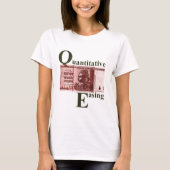 Funny Red Gray Quantitative Lockerung Simbabwes T-Shirt (Vorderseite)