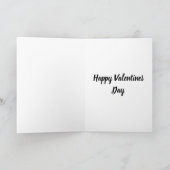 Funny Red Hot Sauce Packet Valentine's Day Card Karte (Innenseite)