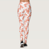Funny Red Humster Pattern Leggings (Rückseite)