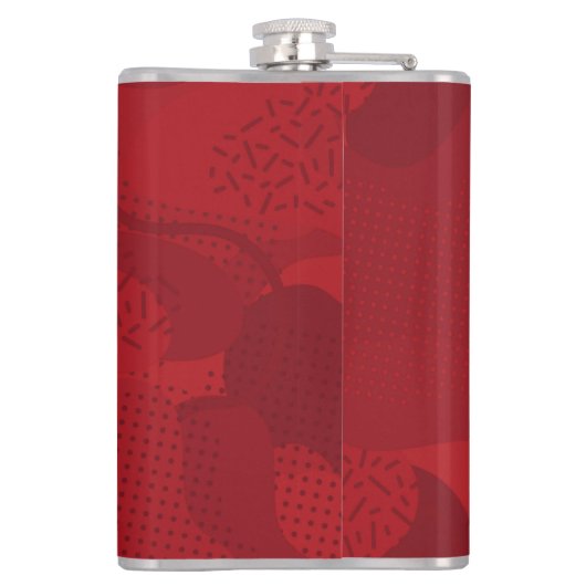 Funny Red Joystick Vatertag Gruß Flachmann (Rückseite)