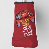 Funny Red Joystick Vatertag Gruß Golf Headcover (Rotieren 90)