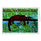 Funny Red Lemur Vaters (Vorderseite (Horizontal))