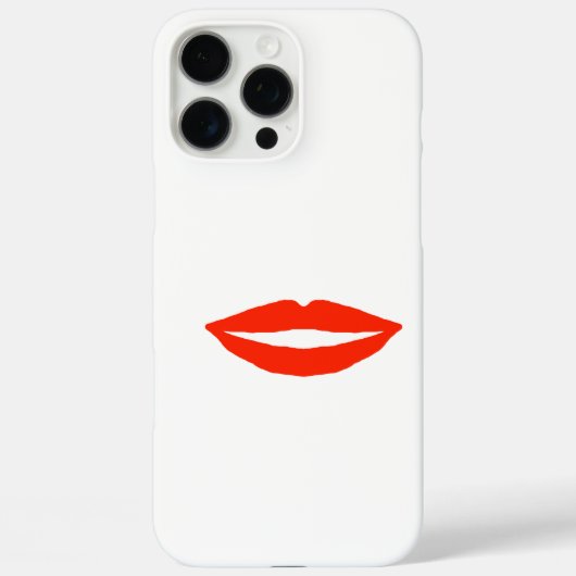 Funny Red Lips iPhone / iPad Gehäuse Case-Mate iPhone Hülle (Rückseite)