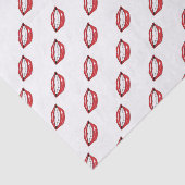 Funny Red Lips  Seidenpapier (Ausschnitt)