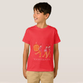 Funny Red Orange Nutcracker Marching Band Boys' T T-Shirt (Vorne ganz)