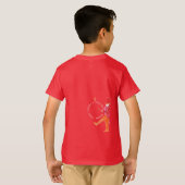Funny Red Orange Nutcracker Marching Band Boys' T T-Shirt (Schwarz voll)