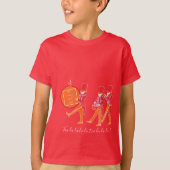 Funny Red Orange Nutcracker Marching Band Boys' T T-Shirt (Vorderseite)