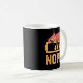 Funny Red Panda Lazy Kaffeetasse (VorderseiteRechts)