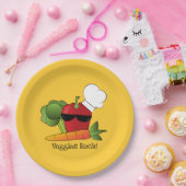 Funny Red Pepper Gemüse Pappteller (Party)