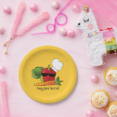 Funny Red Pepper Gemüse Pappteller (Party)