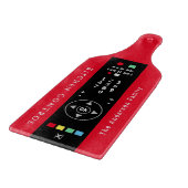 Funny Red und Black TV Remote Kitchen Kontrolle Schneidebrett (Ecke)