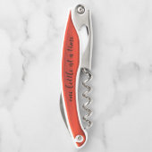 Funny Red Wine Corkschraube Flaschenöffner Kellnermesser (Rückseite)