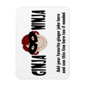 Funny Redhead Ginger Joke Kühlschrankmagnet Magnet (Vertikal)