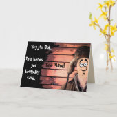 Funny Redneck Cartoon Geburtstag Karte (Gelbe Blume)