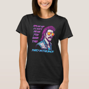 Funny Redneck Mulle , 80er Retro Vaporwave Mullet T-Shirt