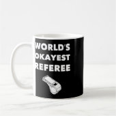 Funny Referee S - Weltweiter Schiedsrichter - Schw Kaffeetasse (Links)
